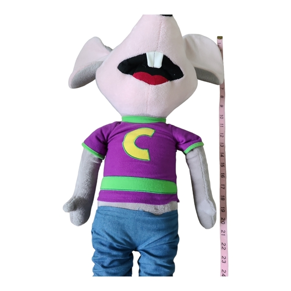Chuck E Cheese Pizza Mouse 32.5" Plush Stuffed Animal Toy Chuck E Plush Doll - Picture 7 of 10